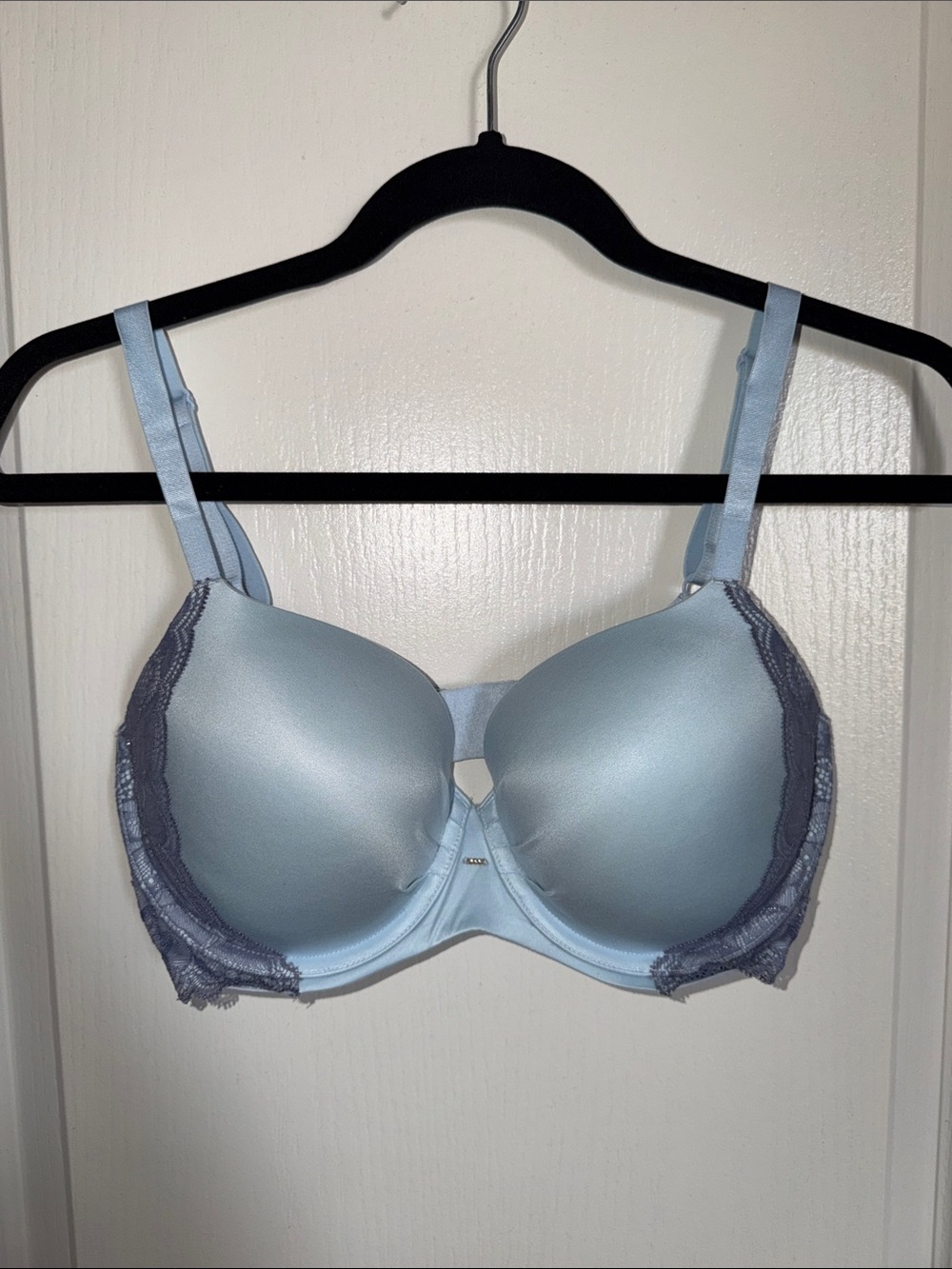 Victoria's Secret Fabulous Demi Bra 36007682 Light Blue Size 34DD
